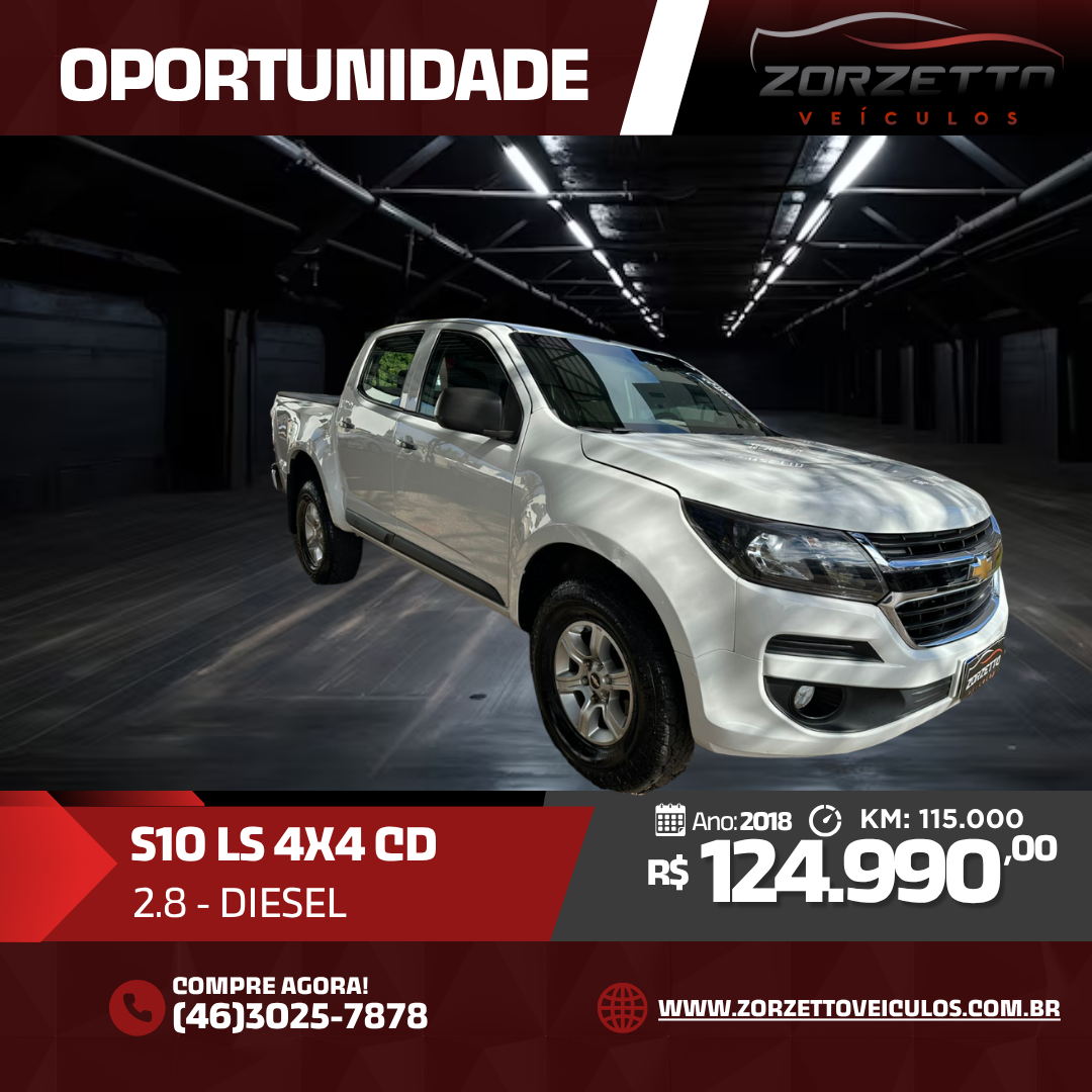Chevrolet S10 LS 4X4 CD